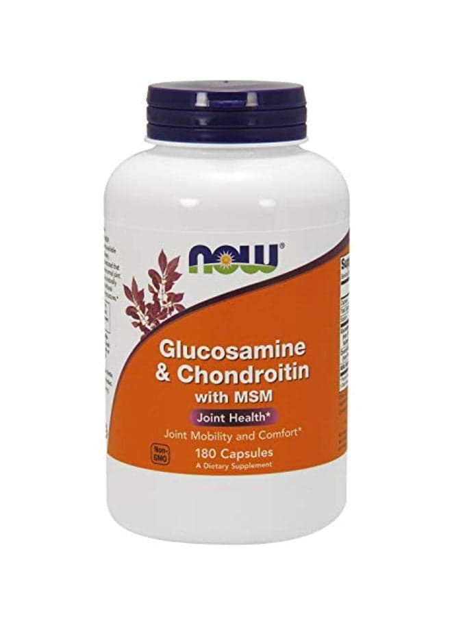 Glucosamine And Chondroitin With MSM Dietary Supplement - 180 Capsule