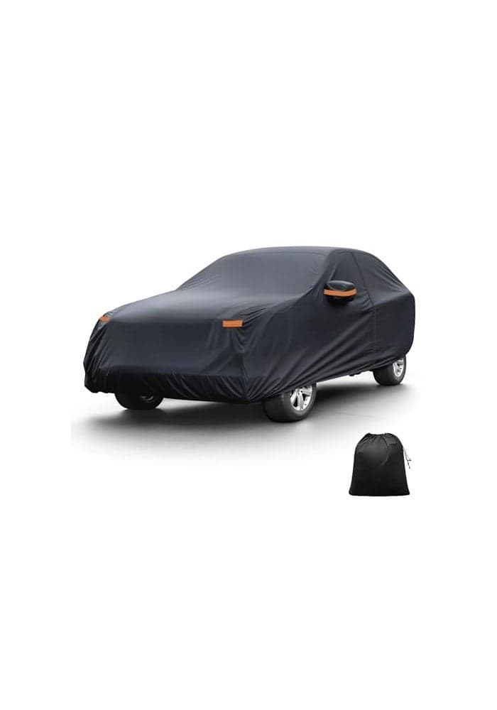 X AUTOHAUX Car Cover for Mazda CX5 210DPU Outdoor Full Car Cover All Weather with Door Zipper for Waterproof Windproof Sun Rain Snow Protection
