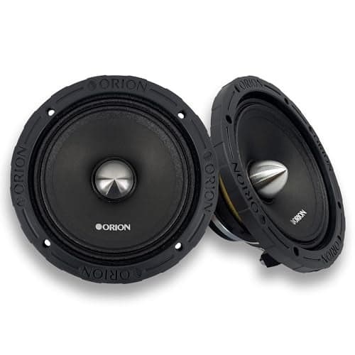 ORION HCCA64N HCCA Series 6.5” Ultra Efficient Neodymium Midrange Loudspeaker, 1400W Max Power, 350W RMS, 4 Ohm, 1.5” Voice Coil - High Output Pro Car Audio Stereo, Premium Quality Speaker (Pair)