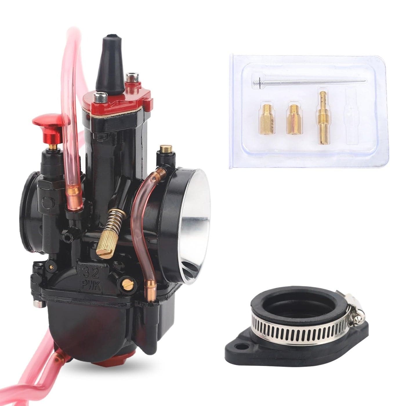32MM PWK Carburetor For 2T 4T Engine Dirt Bike Motocross Motorcycle Scooter ATV Quad Go Kart