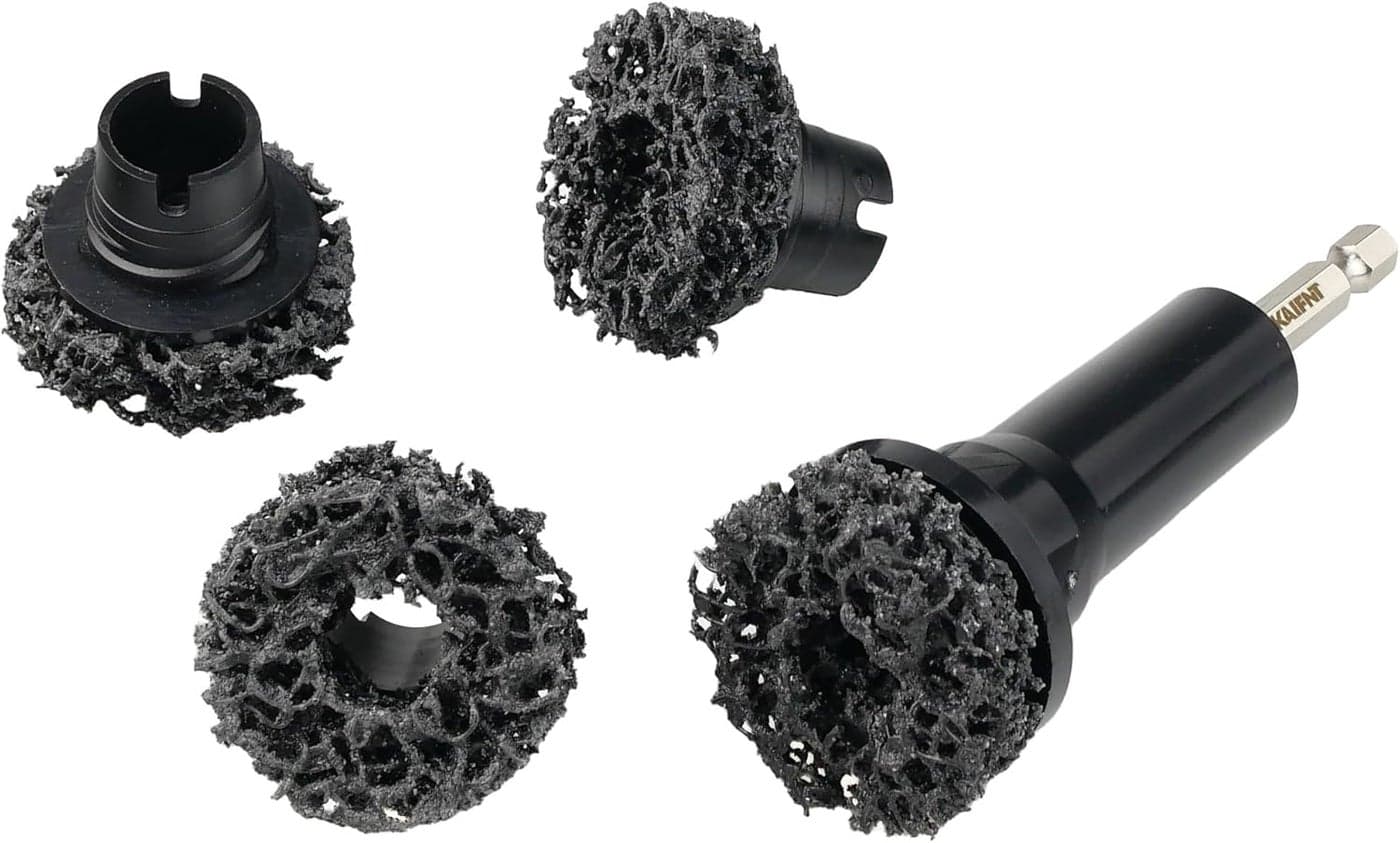 KAIFNT K234 Brake Hub Resurfacing Kit with 4 Pads and 1/4-Inch Hex Drive