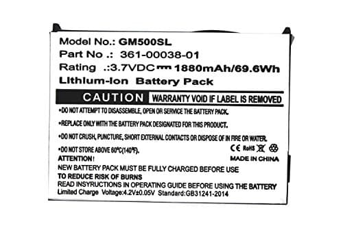 Bomibattery Zumo 660 Battery Replacement for Garmin Zumo 660 Aera 510 Nuvi 500 Nuvi 550 Aera 500 Aera 550 Aera 560 Nuvi 510 Zumo 220 Zumo 600 Zumo 650 Zumo 660LM