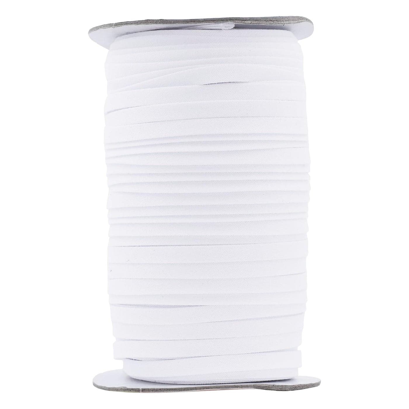 Mandala Crafts 55 Yards 14 Inch White Double Fold Bias Tape for Sewing Bias Binding Tape for Quilting Binding Hemming Seam and Fabric Piping