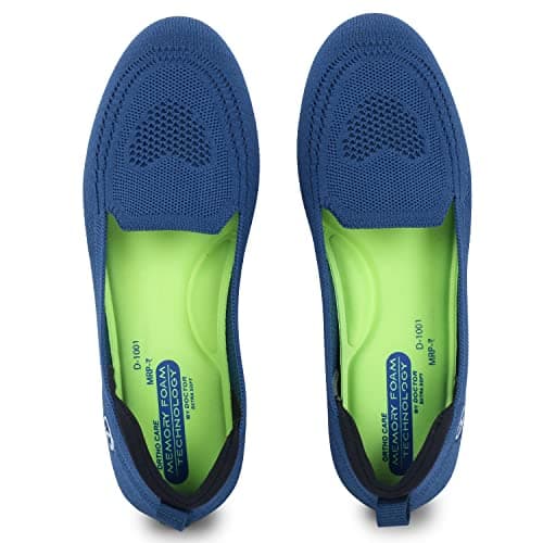 DOCTOR EXTRA SOFT Flexible Memory Foam Women's Shoes for Walking Gym Training | Casual Sports,Slip-On,Lightweight Lace up Jutis Bellies Classy Ballerina for Ladies and Girls New-D-1003