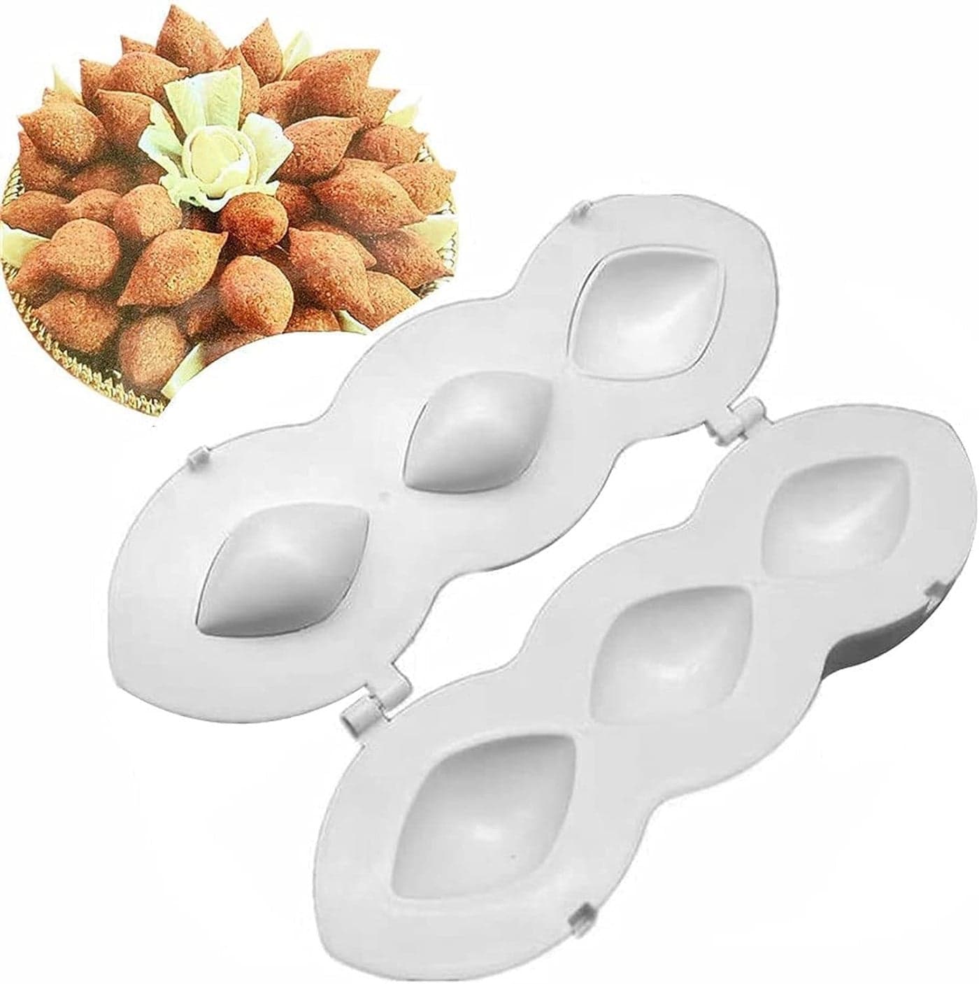MUGATH Meatball Mold Meatloaf Maker Press Tool, DIY Manual Meat Ball Stuffing Mold, Pop Homemade Stuffed Meatball Kitchen Gadget, Durable Meat Processor Cooking Tool for Making Fried Kibbeh Mold