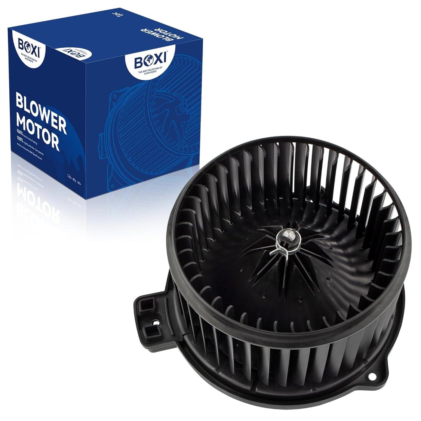 BOXI HVAC Blower Motor Fan Assembly with Fan Cage for Hyundai and Kia Models