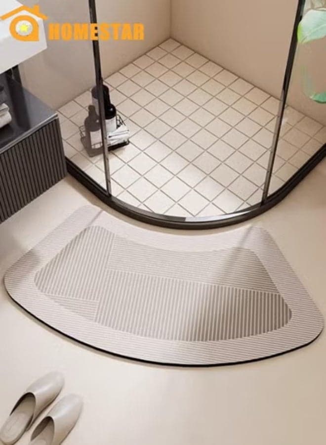 Anti-Slip Bathroom Floor Mat, Quick Dry Bathroom Rugs, Memory Foam Bath Carpet Entrance Rugs for Bathtubs Door Mat, Toilet, Bathroom