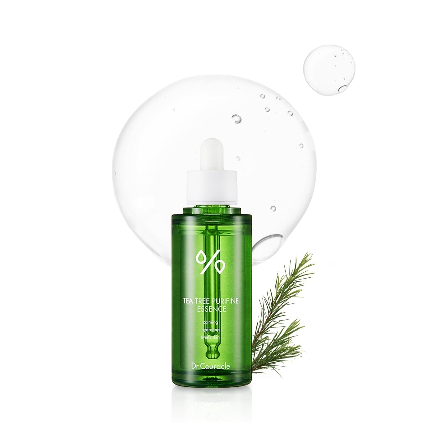 DrCeuracle by leegeehaam Tea Tree Purifine Essence 50ml 169 fl oz Mild Facial Serum for Sensitive Skin Redness and Sebum Reducing Korean Skin Care