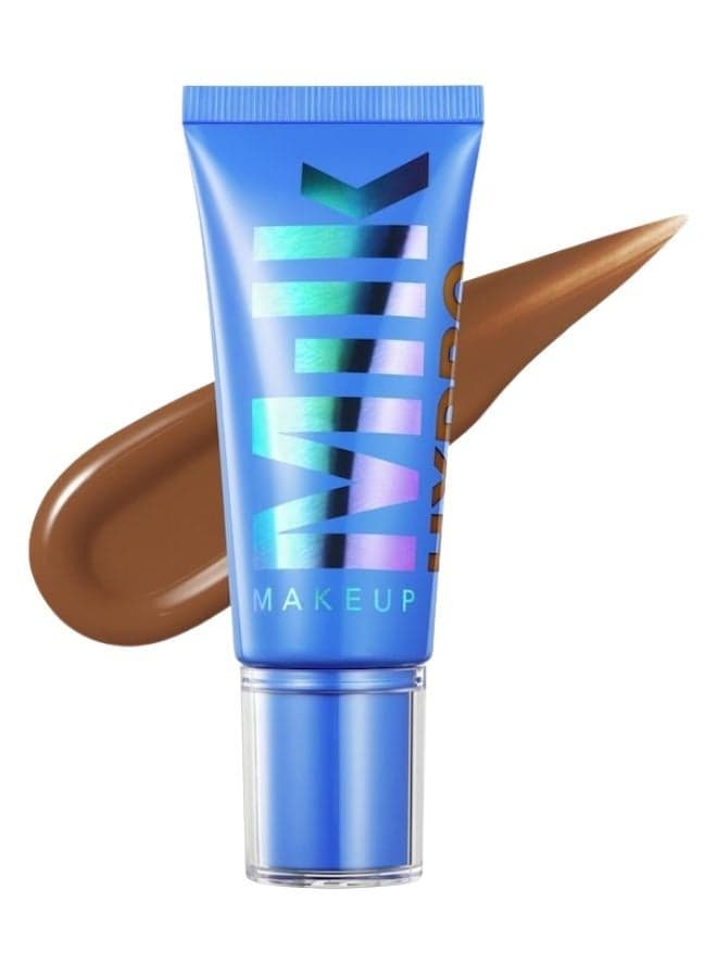 MILK MAKEUP Hydro Grip 12-Hour Hydrating Gel Skin Tint – Shade 12 - (Deep, Neutral to Warm) | Long-Wear, Buildable Coverage, Natural Dewy Finish, 35 ml