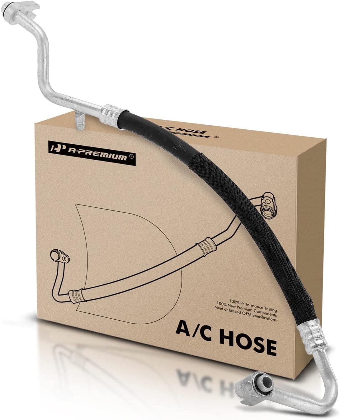 A-Premium A/C Suction Line Hose Assembly for Jeep