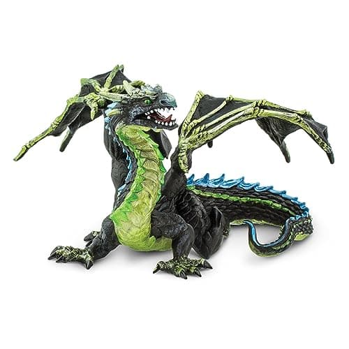 Safari Ltd Fog Dragon Figurine Detailed 85 Plastic Model Figure Fun Mythical Creature Play Toy for Boys Girls Kids Ages 4