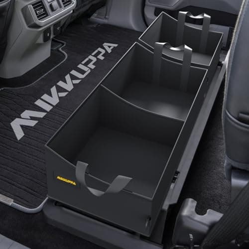 MIKKUPPA Truck Under Seat Storage Replacement for 20152026 Ford F150 F250 F350 3 Compartments Truck Tool Box Organizer Underseat Storage Bag
