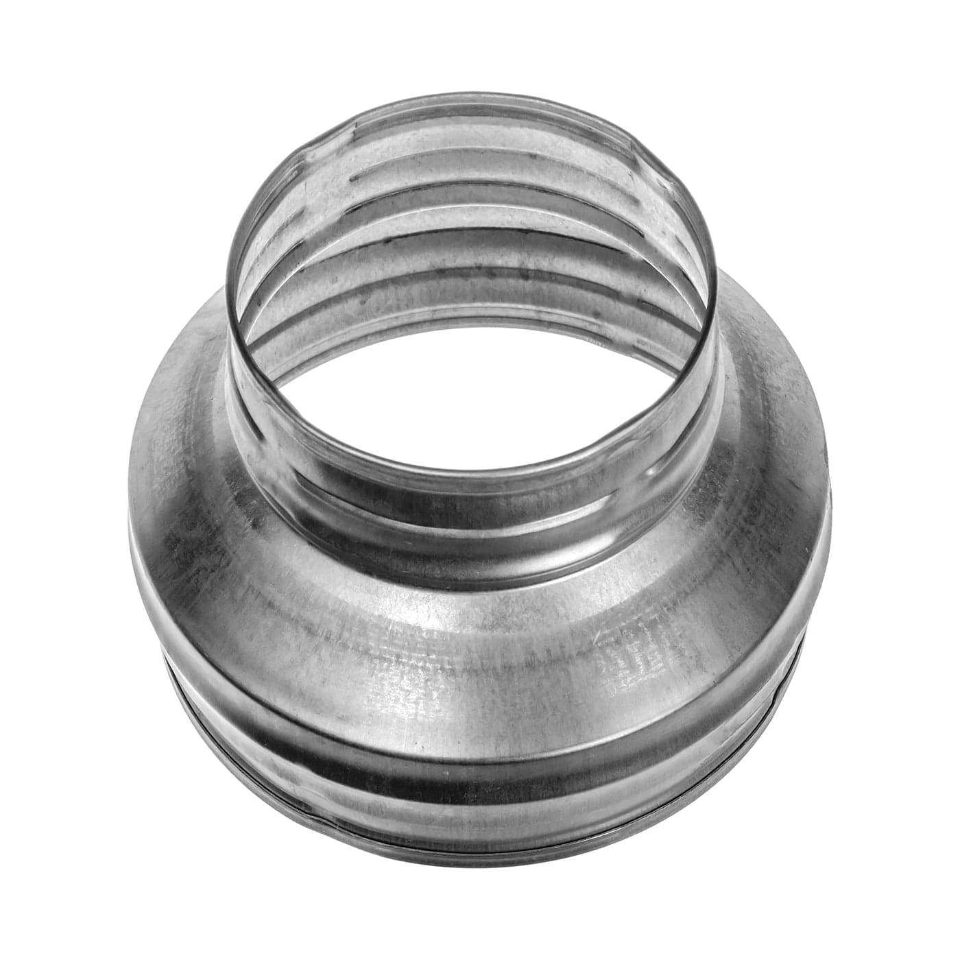 4" to 3" Inch Duct Reducer Round Reducer Duct Fitting Pipe Increaser Reducer Made from Galvanized Steel (Drain, Waste and Vent) Reducing Coupling (Metal, 4 to 3 Inch)