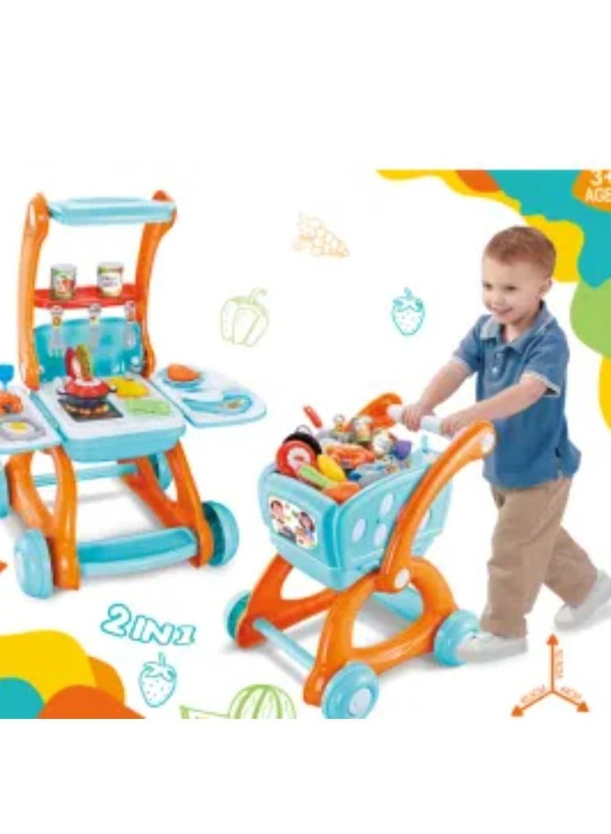 New Products Boys Kitchen Side Cart Play House Toys for Children Gift Toys