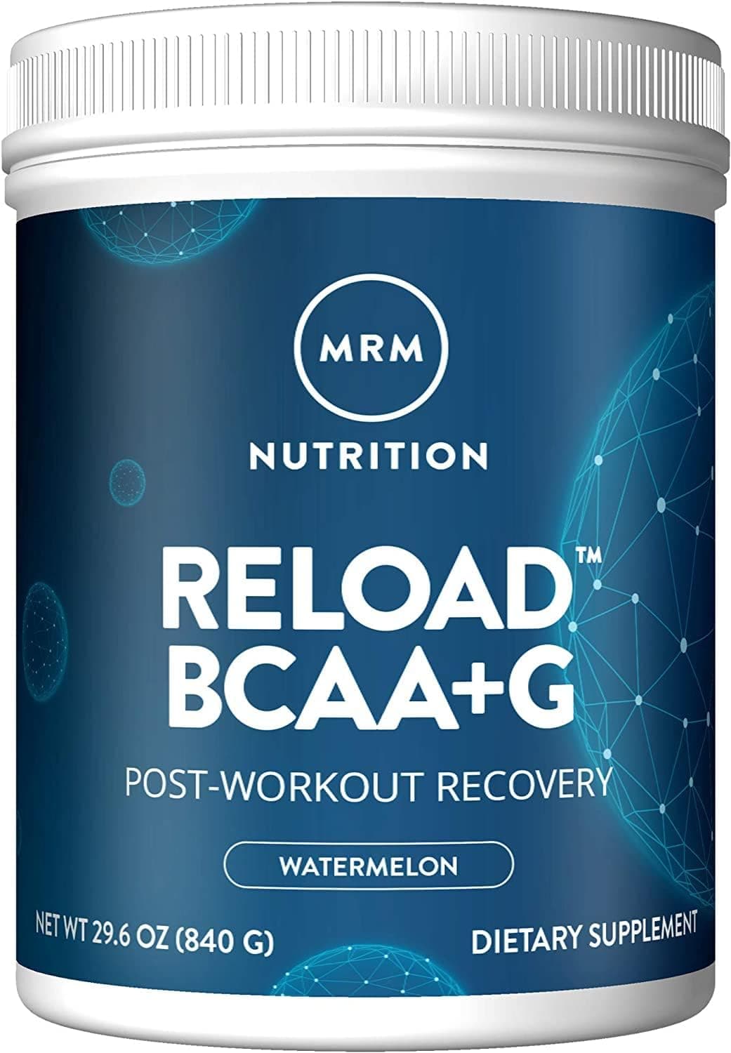 MRM Nutrition Reload BCAAG PostWorkout Recovery Watermelon Flavored 96g Amino Acids with CarnoSyn Muscle Recovery Keto Friendly 840g 67 Servings