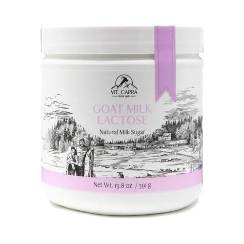 Mt. Capra Goat Milk Lactose | Natural Milk Sugar from Goat Milk Whey | Low Glycemic | Add to Coffee, Baked Goods, Smoothies, and Yogurt, Key Ingredient to Milk Stout | 97 Servings 13.8 oz