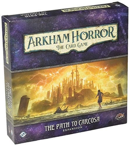 Fantasy Flight Games Arkham Horror The Card Game Path to Carcosa Deluxe EXPANSION Uncover Madness and Mystery Cooperative Living Card Game Ages 14 14 Players 12 Hour Playtime