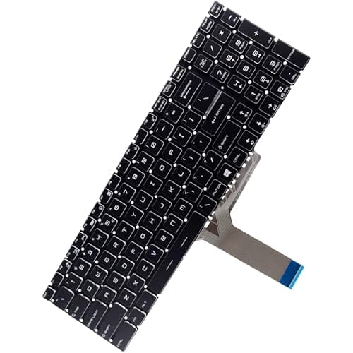 Deal4GO Backlit Keyboard Replacement for MSI GL65 Leopard 10SFK-062, GS73 GL75 GP75 GF75 GE72 GE75 GS72 GS63 GE73 GS63VR GS73VR