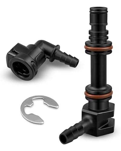 Gear Lube Hose Connector Fit for MerCruiser Alpha One Gen 2 and Bravo 1 2 3 Sterndrives Replace 861163 22861150T02 22861163 Gear Lube Fitting Kit