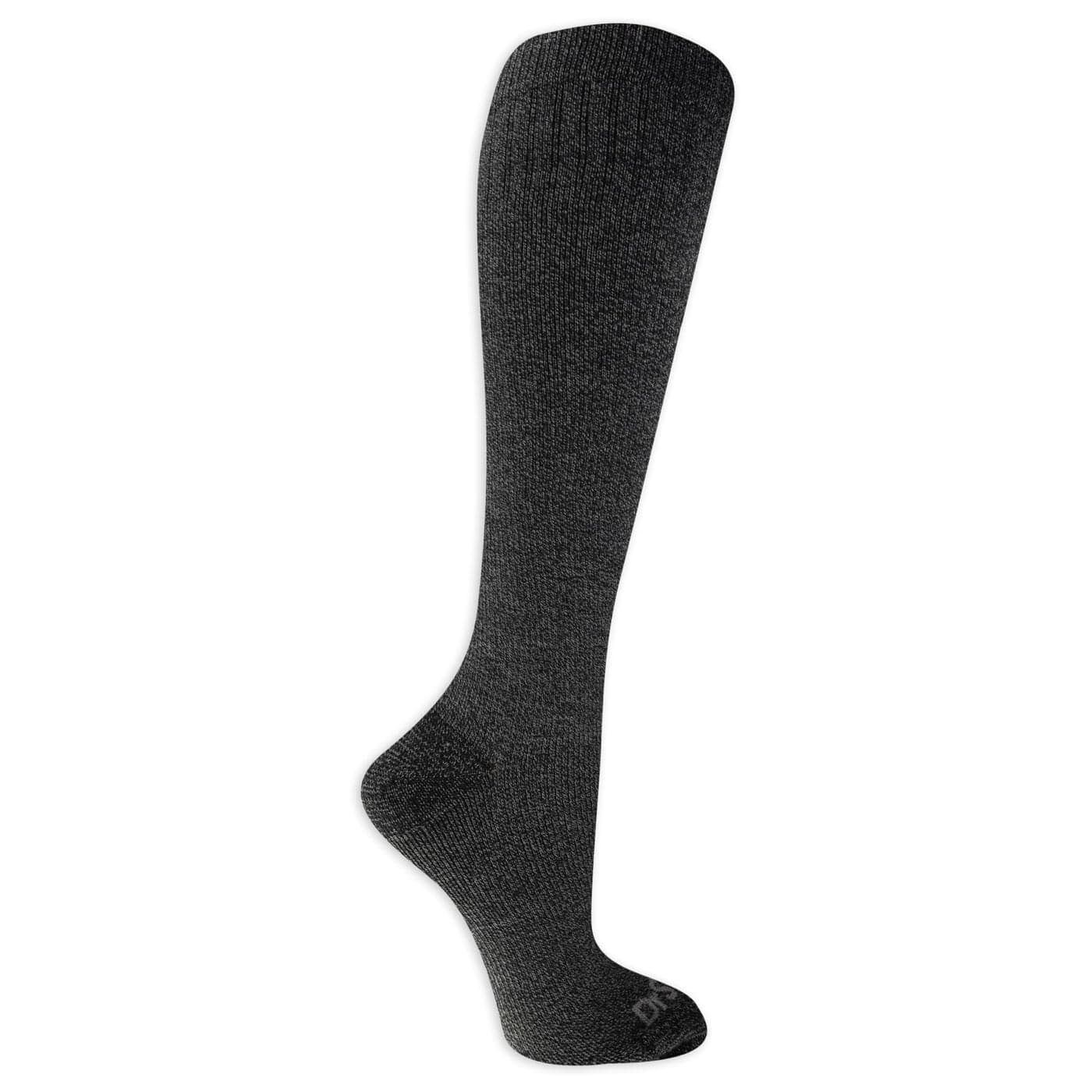 Dr. Scholl's womens Graduated Compression Knee High - 1 & 2 Pair Packs Casual Sock, Charcoal Heather, 8-12 US, SOCKSHOSIERY