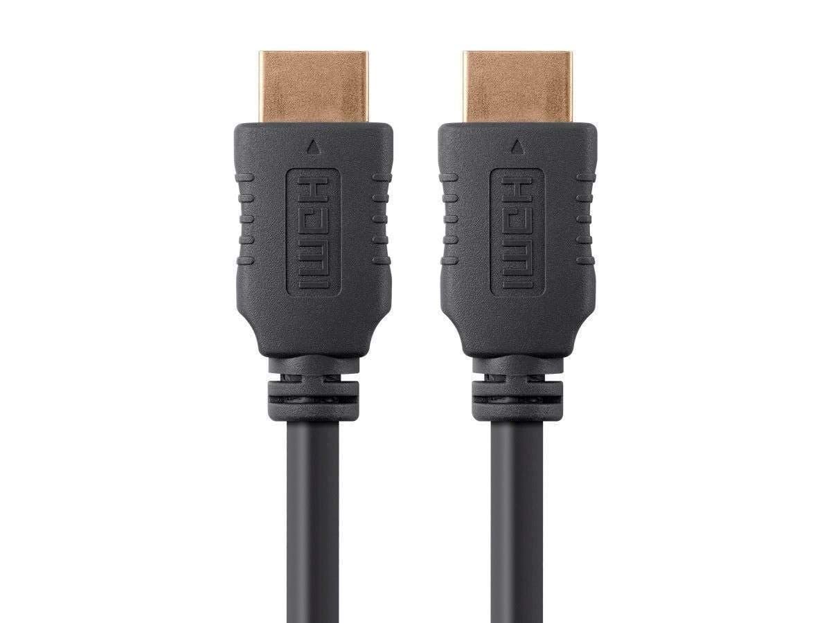 Monoprice HDMI High Speed Cable - 5 Feet - Black, 4K@60Hz, HDR, 18Gbps, YUV 4:4:4, 28AWG - Select Series