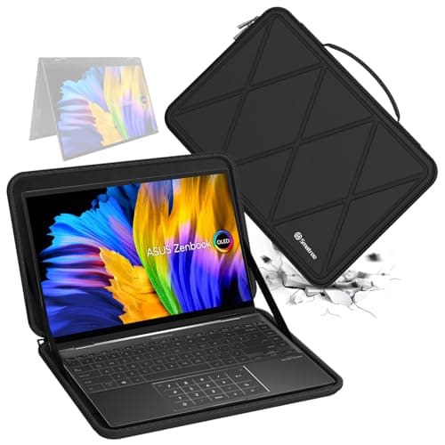 Smatree Hard EVA Protective Sleeve Case Compatible for 14 inch ASUS Zenbook 14 Flip OLED UP3404,ASUS TUF Gaming A14 (2026) FA401EA/FA401GM, Anti-Shock and Waterproof Notebook Bag (X8244)