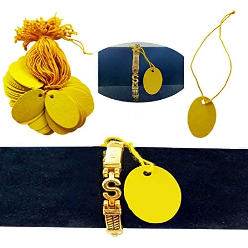 DIY Crafts Pack of 200 Pcs, DIY Crafts Tie Label Paper Tag for Jewellery Retail Shops Kitchen Clothes Content Label, Goods Price Tag, Etc. Accessories (Pack of 200 Pcs, DIY Crafts)