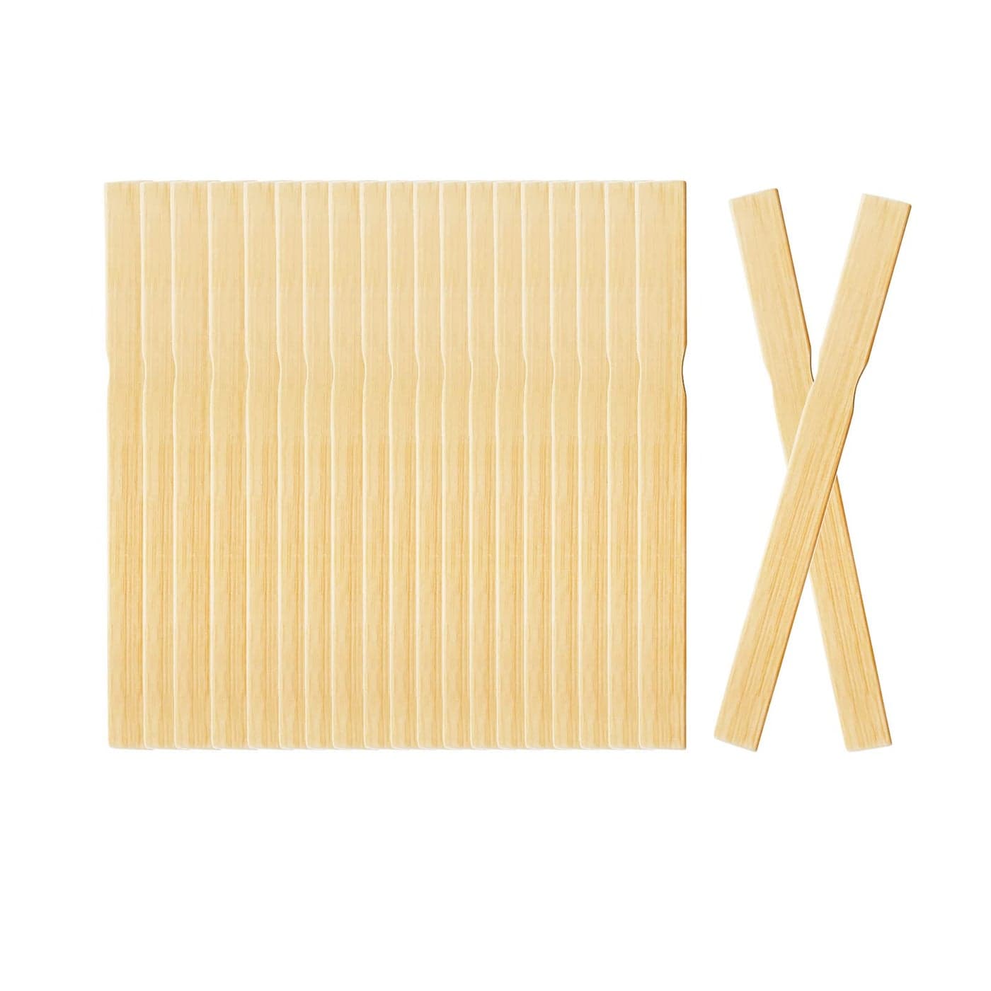 Paint Stir Sticks Bulk 12 inch 100pc Wooden Paint Stirrers Mixing Stick Large Popsicle Sticks for Crafts
