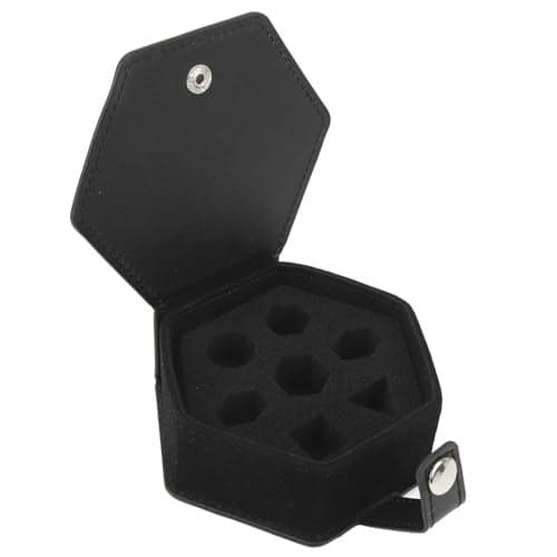 7 Dice Case Box Tray Storage Holder for DND Dice Set for D and D Dungeons and Dragons Dice Storage Case Individual Metal or Plastic Polyhedral Dice Display Case