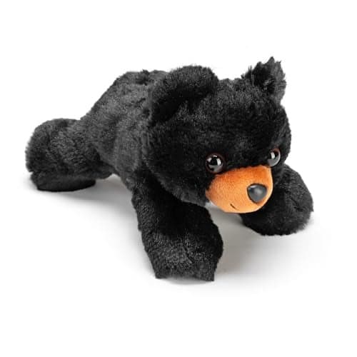 Wild Republic Black Bear Plush Stuffed Animal Plush Toy Gifts for Kids HugEms 7 Bear Black