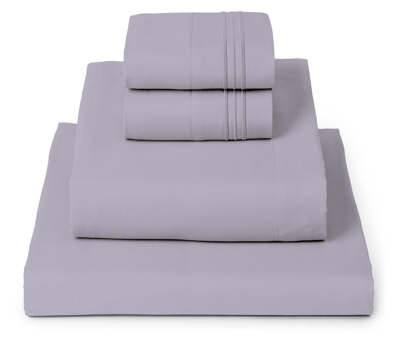 Mellanni Full Sheets Set 4 PC Iconic Collection Bedding Hotel Luxury Extra Soft Cooling Bed Sheets Wrinkle Fade Stain Resistant Full Lavender