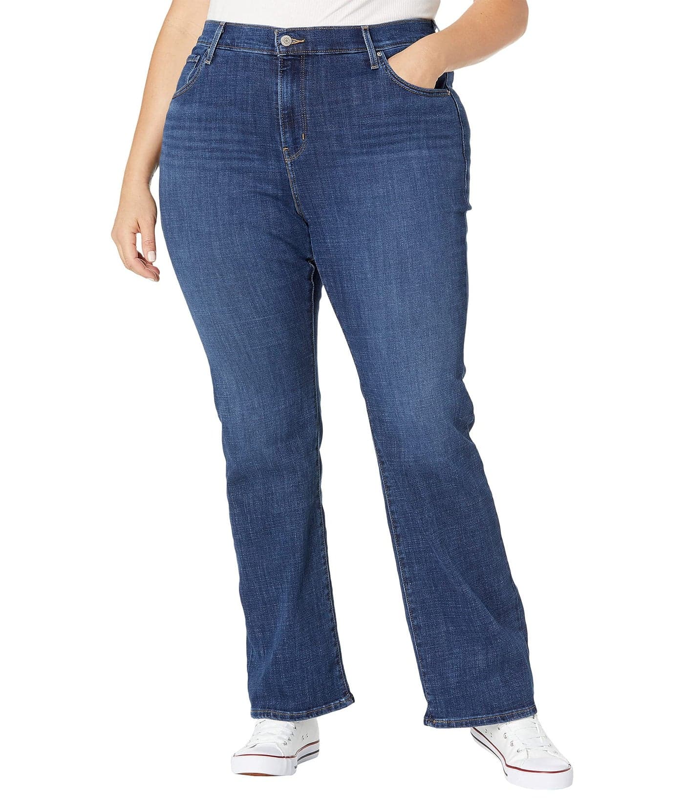 Levi's Women's 725 High Rise Bootcut Jeans, Lapis Dark Horse, 31 (US 12) M