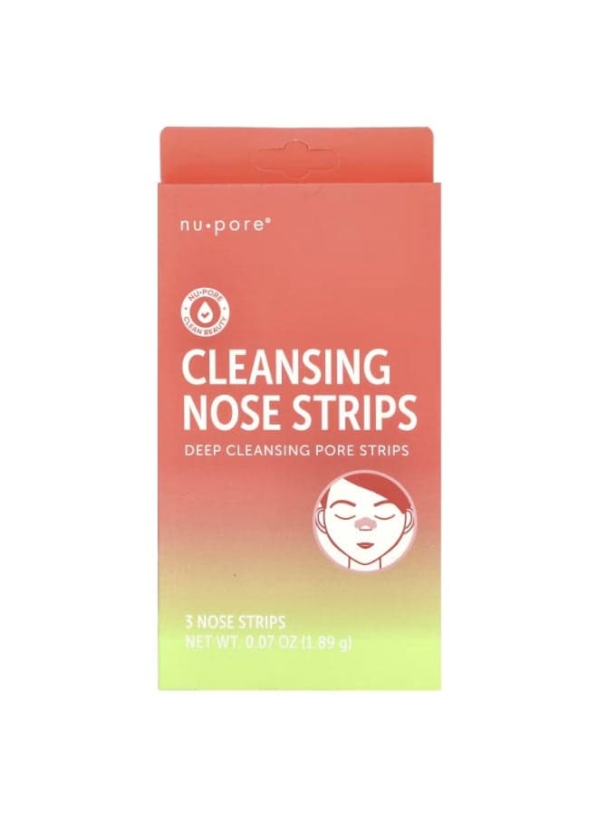 Nu-Pore, Cleansing Nose Strips, 3 Nose Strips, 0.07 oz (1.89 g)