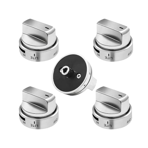 AEZ73453509 Stove Knobs Replacements Compatible with lg Gas Range Oven Stove LRG3085ST LRG3095ST LRG3081ST LRG3091ST LRG3093ST,AEZ72909008 AP5669773 Knobs Compatible with lg Stove,3-Year Support