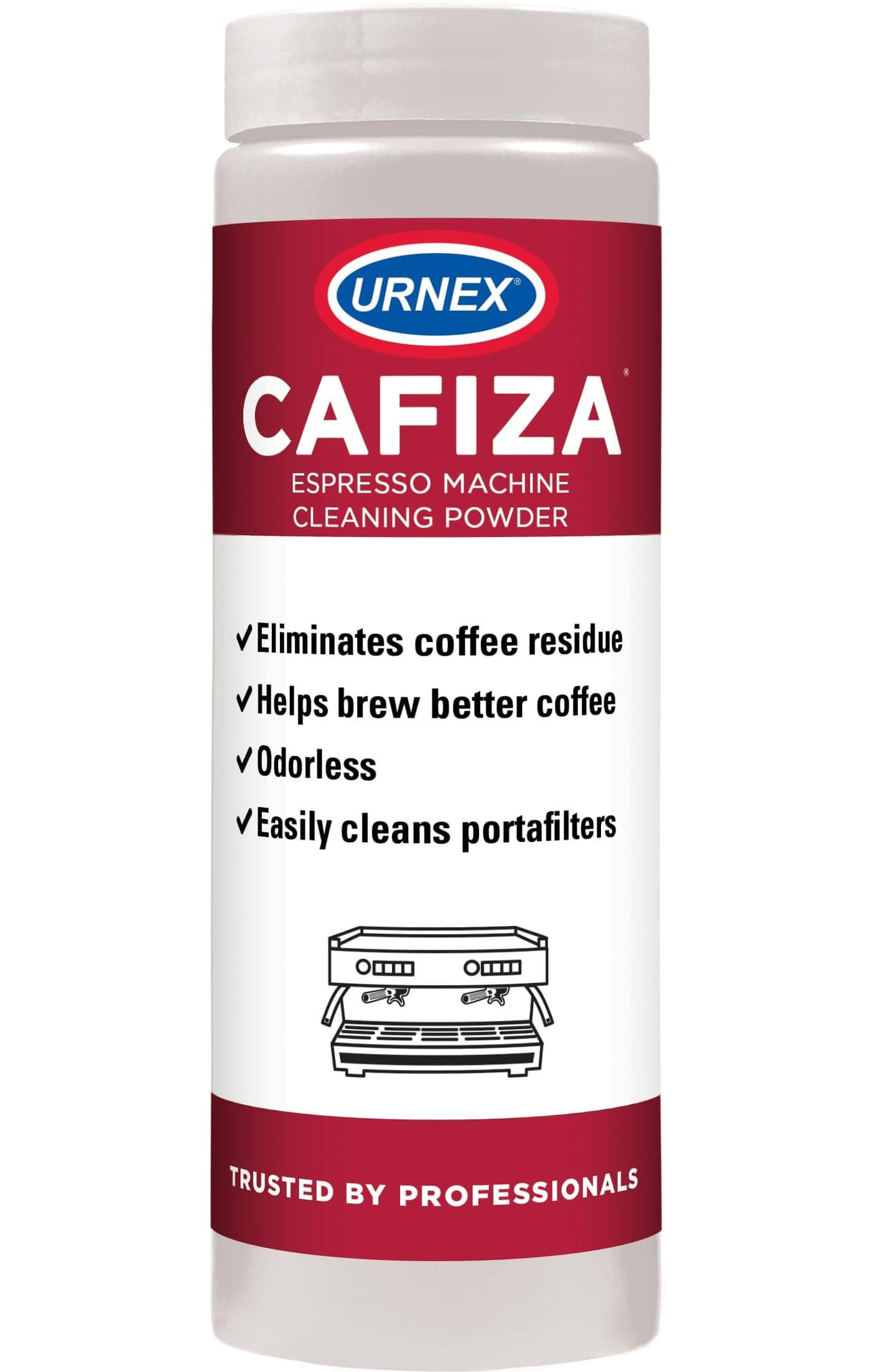 Urnex Espresso Machine Cleaning Powder - 566 grams - Cafiza Professional Espresso Machine Cleaner
