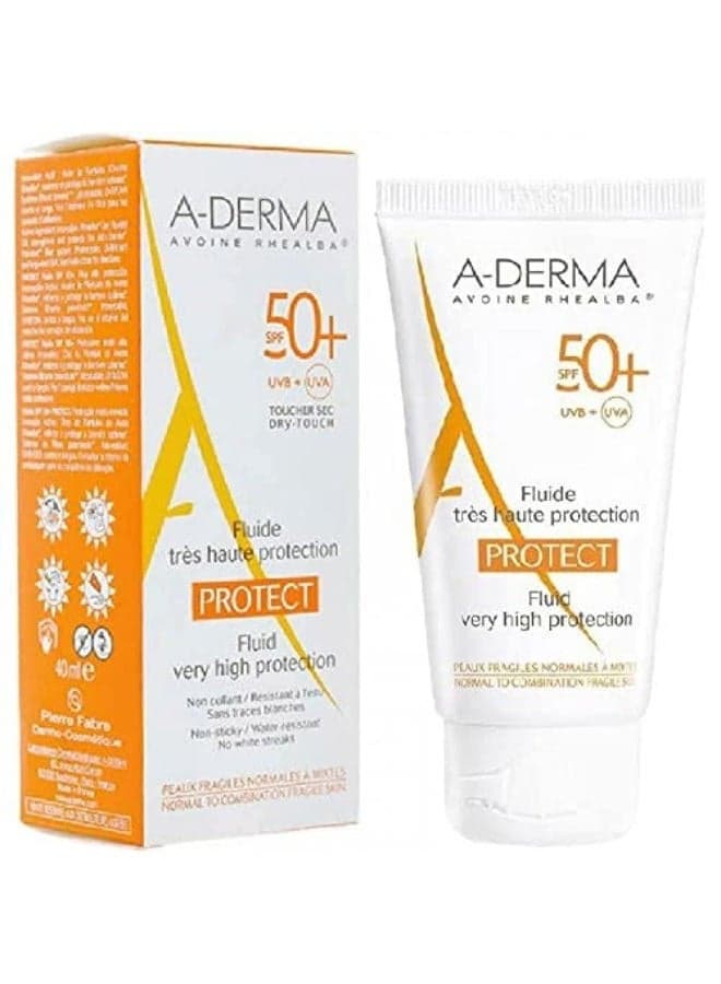 A-derma Protect Invisible Fluid Spf 50+ 40ml