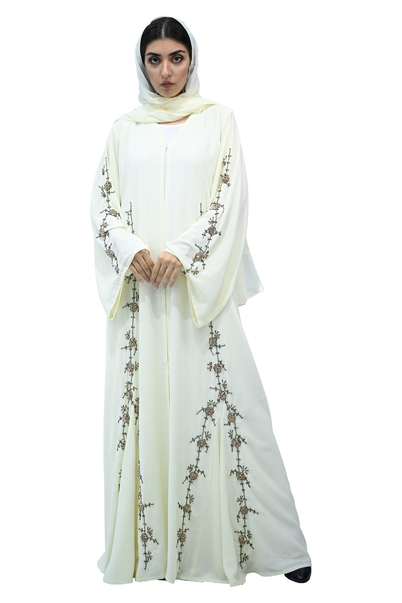 Embroidered Serenity Abaya-724
