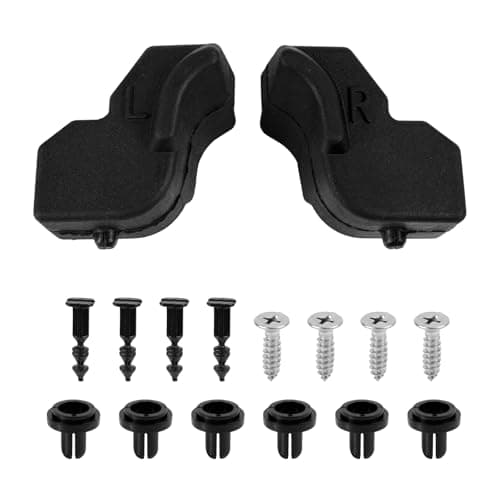 Upgraded Left & Right Side Tailgate Rubber Bumper Cushions, Tailgate Stopper Limiter Pads with Metal Bolts for 2015-2020 Replacement Accessories for FL3Z-99439A00-A FL3Z-99439A00-B