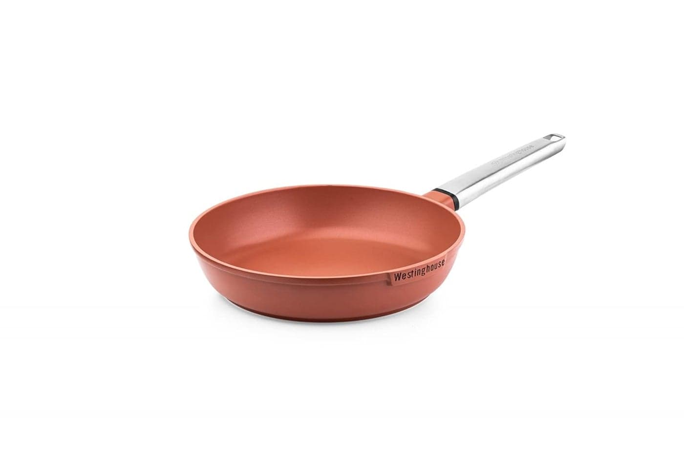 Westinghouse Performance Series Frying Pan | Nonstick Coating with 3-Layer PPG QuanTanium | Lightweight Cast Aluminium Fry Pan | Gas, Induction & Hobs | Dishwasher Safe (Orange, 28 cm)