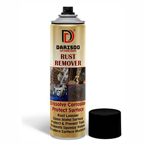 Darisdo Multi-Purpose Rust Remover Rust Inhibitor Derusting Spray, Rustout Instant Remover Spray, Anti Rust Inhibitor Derusting Spray (500 ml), Clear