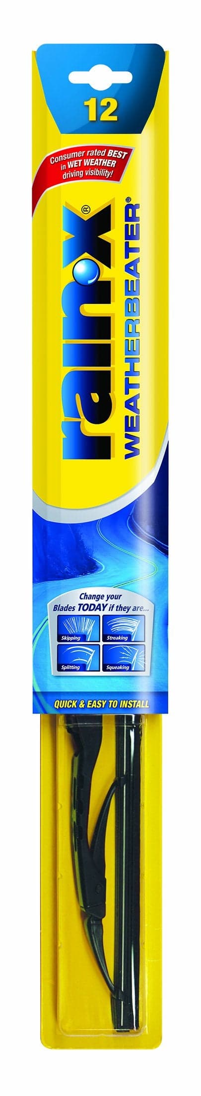 Rain-X RX30212-5PK Weatherbeater Wiper Blade - 12", (Pack of 5)