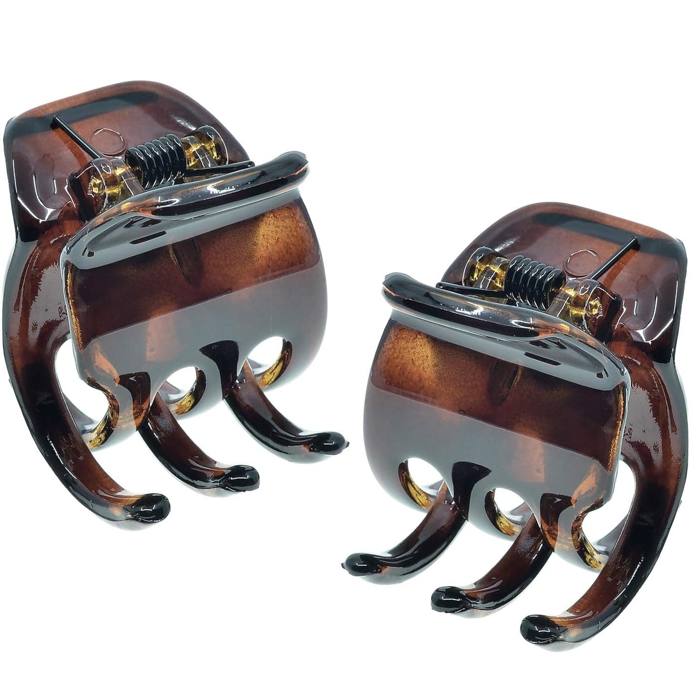 Camila Paris NV123 French Hair Clip for Women Small Set of 2 Tortoise Girls Hair Claw Clips Jaw Fashion Durable Styling Hair Accessories for Women Strong Hold No Slip Grip Made in France