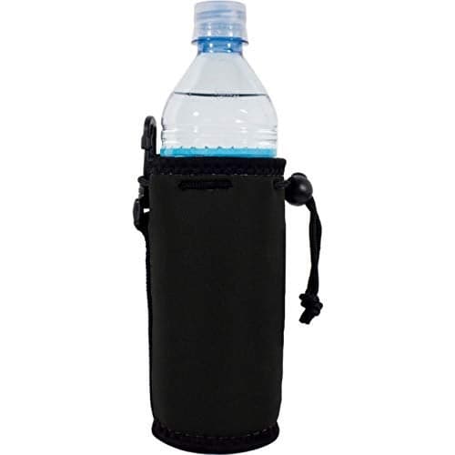 Blank Neoprene Water Bottle Coolie 1 Black
