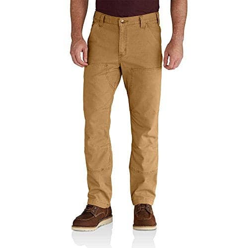Carhartt Mens Relaxed Straight Rigby DoubleFront Dungaree Hickory W34 x L32