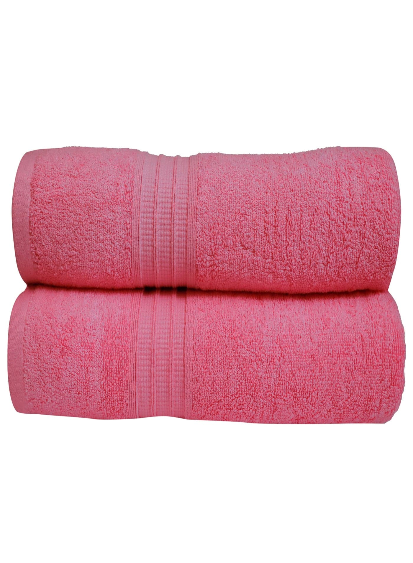 Bliss Casa Bath Towels (2 Pack, 80 x 160 cm) - 650 GSM Bathroom Towel Set - 100% Cotton 20/D Ring Spun Luxury Towels Set Highly Absorbent, Quick Dry and Soft Feel Bathroom Towels