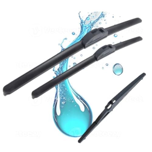 AutoClean Frameless/Soft Wiper Blade + Rear Blade For Audi Q5 (pack of 3 pec)