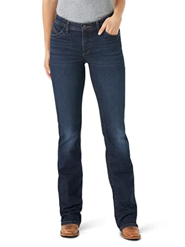 Wrangler Willow Mid Rise Performance Waist Boot Cut Ultimate Riding Jean Maggie 1534