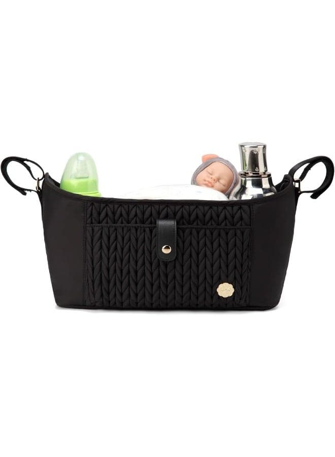 SEWBOO Universal Baby Stroller Organizer, Diaper Caddy Organizer with Adjustable Straps