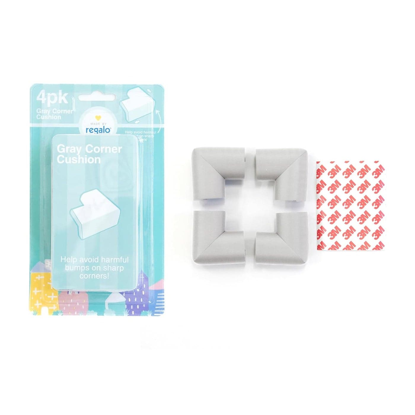 Home Safety Corner Cushion Small 4pk AwardWinning Brand Babyproofing Essential