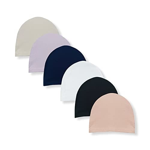 YUV Pack of 6 Men's, Women's and Kid's Cotton Skull Cap for Cycling and Bike Riding